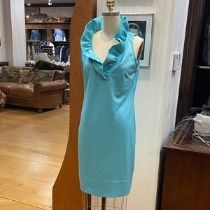 Gretchen Scott Aqua Sassy Dress Size M